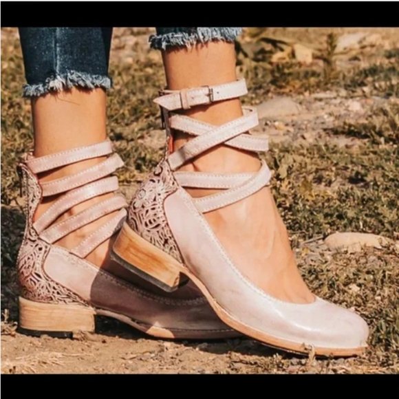 Freebird by Steven Other - Freebird Martina Pink Crackle Finish